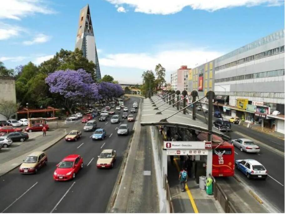 Апартаменты Depto Equipado, A Min Del Centro Historico, Cdmx. Мехико Экстерьер фото